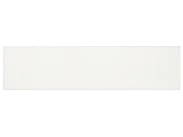 Anatolia Tile 4 X 16 Soho Canvas White Matte Glazed Ceramic Wall Tile 4000-0171-0 Canvas White 4x16 Matte - premium natural stone mosaic tile from Anatolia Tile, available at PoshHaus showroom in Keene, NH