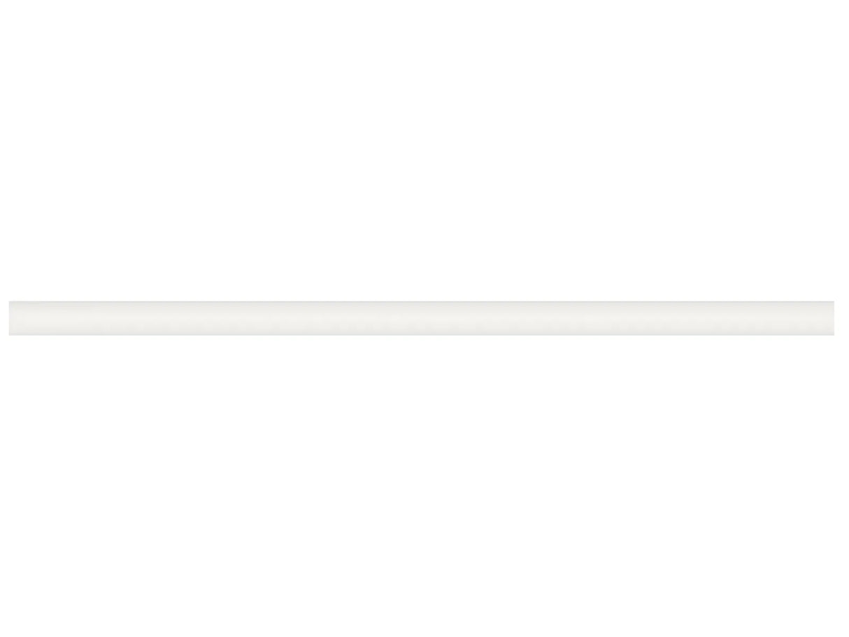 Anatolia Tile Soho Canvas White Matte Glazed Ceramic 12-Inch Quarter Round 4002-0148-0 Canvas White Quarter Round Matte - premium natural stone mosaic tile from Anatolia Tile, available at PoshHaus showroom in Keene, NH