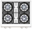 Capital 30-Inch Culinarian Series Rangetop with 4 Open Burners, Cast Iron Grates in Stainless Steel (CGRT304)