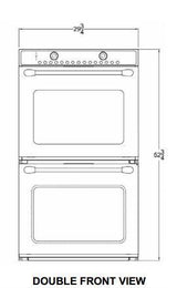 Capital 30-Inch Maestro Series Electric Double Wall Oven with Convection Stainless Steel (MWOV302ES)