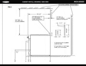 Capital 30-Inch Precision Series Freestanding Gas Range with 4.9 cu. ft in Stainless Steel (MCR304)