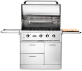 Capital 36" Precision Series Freestanding Liquid Propane Grill with Standard and Infrared Burners in Stainless Steel (CG36RFSL)