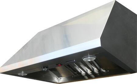 Capital 48-Inch Performance Series Wall Mount Ducted Hood Halogen Lights with 600 CFM Motor in Stainless Steel (PSVH48)