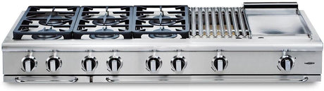 Capital 60-Inch Precision Series Built-In Gas Rangetop with 6 Sealed Burners in Stainless Steel (GRT606BG)