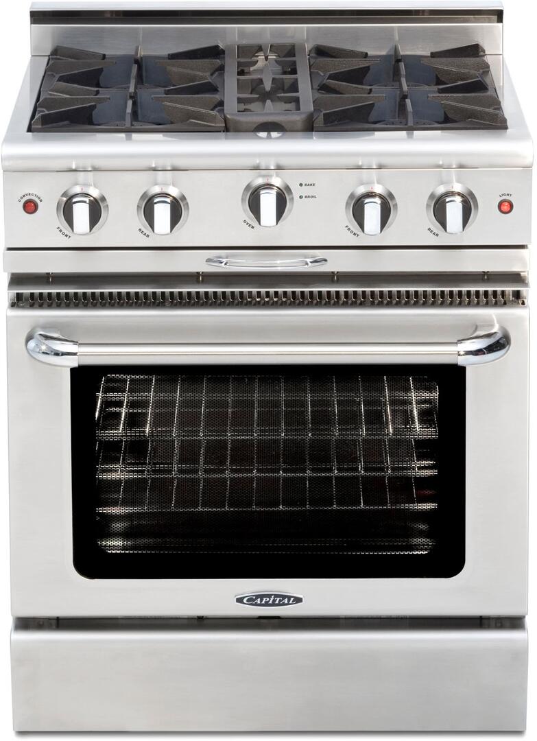 Capital Culinarian Series 30-Inch All Gas Freestanding Range in Stainless Steel (MCOR304)