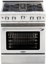 Capital Culinarian Series 30-Inch All Gas Freestanding Range in Stainless Steel (MCOR304)