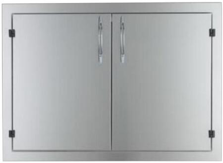 Capital Double Access Doors with No Liner and Exposed Hinges in Stainless Steel (CCE26AD)