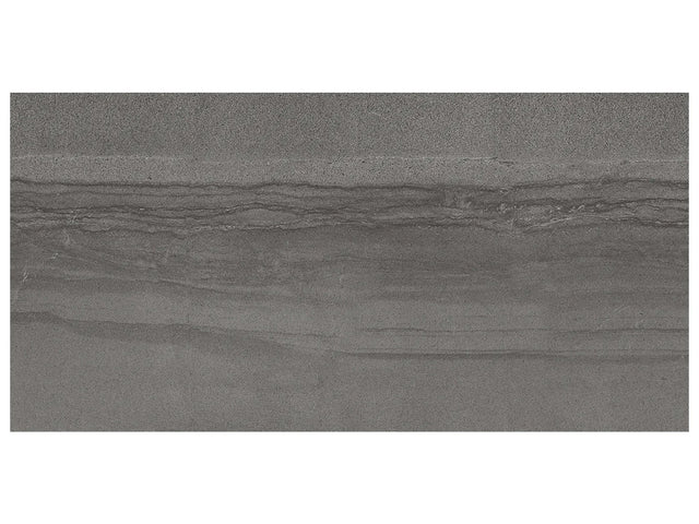 Anatolia 12X24 Amelia Carbon Matte 4500-0017-1 ***     *** Carbon 12x24 Matte - premium natural stone mosaic tile from Anatolia Tile, available at PoshHaus showroom in Keene, NH
