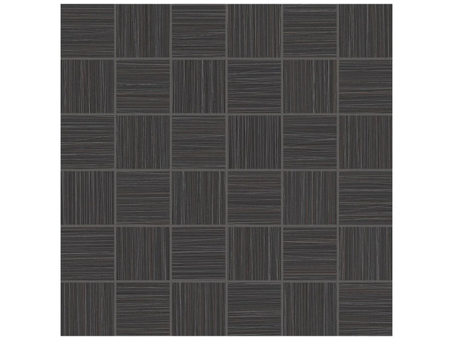 Anatolia Tile 2X2 Zera Annex Carbon Matte 36 Piece Porcelain Mosaics. 1 Sheet = .96 Sq. Ft. 4501-0304-1 Carbon 2x2 - premium natural stone mosaic tile from Anatolia Tile, available at PoshHaus showroom in Keene, NH