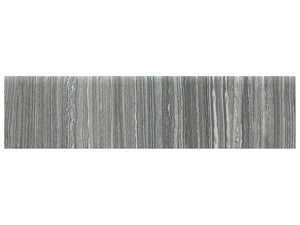 Anatolia Tile 3X12 Bullnose Eramosa Carbon Polished Porcelain Trim 69-839  - premium natural stone mosaic tile from Anatolia Tile, available at PoshHaus showroom in Keene, NH
