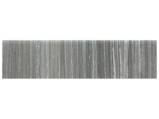Anatolia Tile 3X12 Bullnose Eramosa Carbon Polished Porcelain Trim 69-839  - premium natural stone mosaic tile from Anatolia Tile, available at PoshHaus showroom in Keene, NH