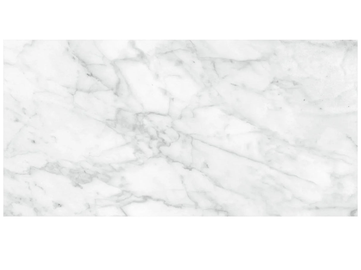 Anatolia Tile 12X24 Plata Carrara P Polished 4500-0975-0 Carrara Abisso 12x24 Polished - premium natural stone mosaic tile from Anatolia Tile, available at PoshHaus showroom in Keene, NH