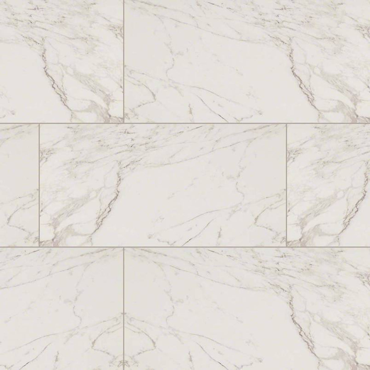 Pietra Carrara 12"x24" Glazed Polished Porcelain Floor and Wall Tile - MSI Collection PIETRA CARRARA POLISHED 12X24 (Case)