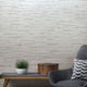 Carrara White Ledger Panel 6" x 24" Glazed Porcelain Wall Tile- MSI Collection DEKORA CARRARA WHITE POLISHED LEDGERS 6X24 (Case)