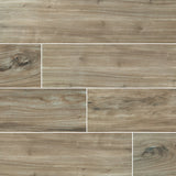 Catalina-teak-8x48-polished-porcelain-floor-and-wall-tile-NCATTEA8X48P-product-shot-multiple-tiles-angle-view