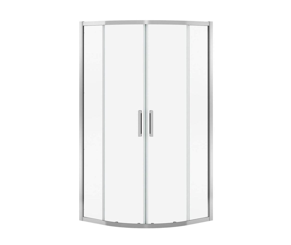 MAAX 137445-900-084-000 Radia Neo-round 40 x 40 x 71 ½ in. 6mm Sliding Shower Door for Corner Installation with Clear glass in Chrome