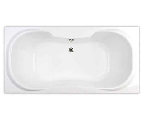 MAAX 101227-109-001-100 Cambridge 72 x 36 Acrylic Drop-in Center Drain Combined Hydrosens & Aerosens Bathtub in White