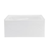 Ivy 54'' x 30 Bathtub with Apron Right Hand Drain in White