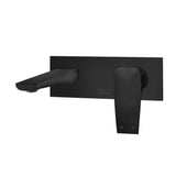 Monaco Single-Handle, Wall-Mount, Bathroom Faucet in Matte Black