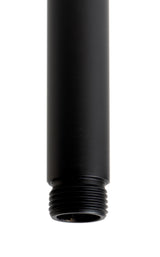 Black Matte 6" Round Ceiling Shower Arm