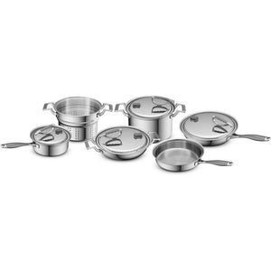 CookCraft CC-3006-10PCSET Cookcraft Original Line 10 Pc Set (3Qt, 8Qt, 10", 12" 13") w/Lids