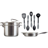 CookCraft CC-3100-8QTSET-3-KIT Cookcraft Original Line 8 qt Stock Pot + CC-3003-10 + CC-4824-5PC