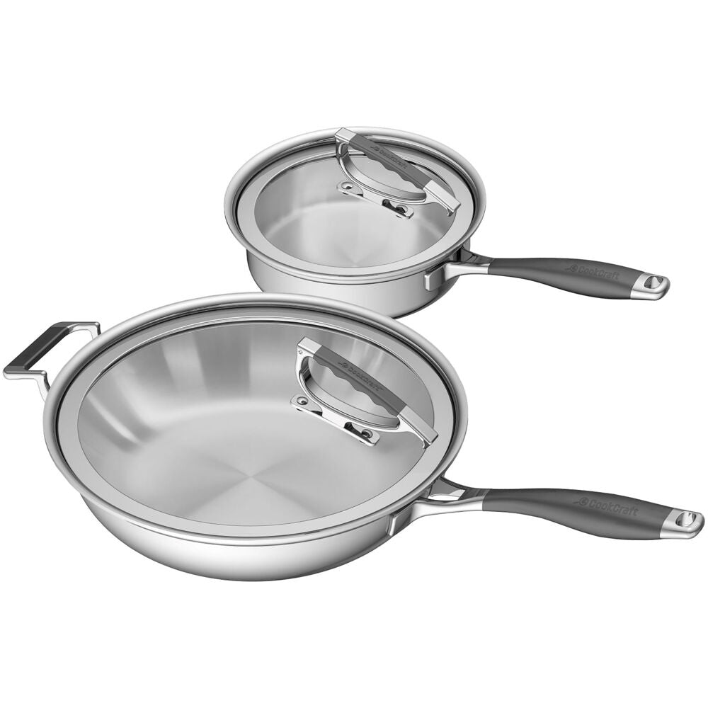 CookCraft CC-5012 Cookcraft 4pc Essential Cookware Set incl 13" French Skillet 8" Saute