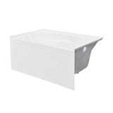 Ivy 54'' x 30 Bathtub with Apron Right Hand Drain in White