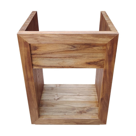 Rennes 24" Reclaimed Wood Vanity in Natural Teak- Cabinet