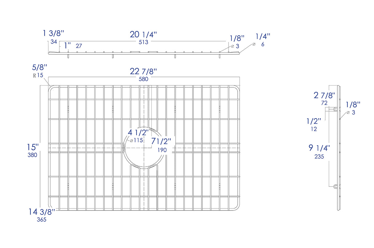 Stainless Steel Grid for ABF2718UD