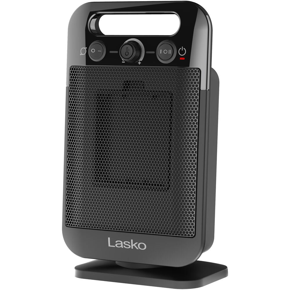 Lasko CD12100 Oscillating Ceramic Space Heater with Thermostat, Black