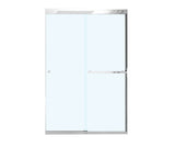 MAAX 135671-900-084-000 Aura 43-47 x 71 in. 8 mm Bypass Shower Door for Alcove Installation with Clear glass in Chrome
