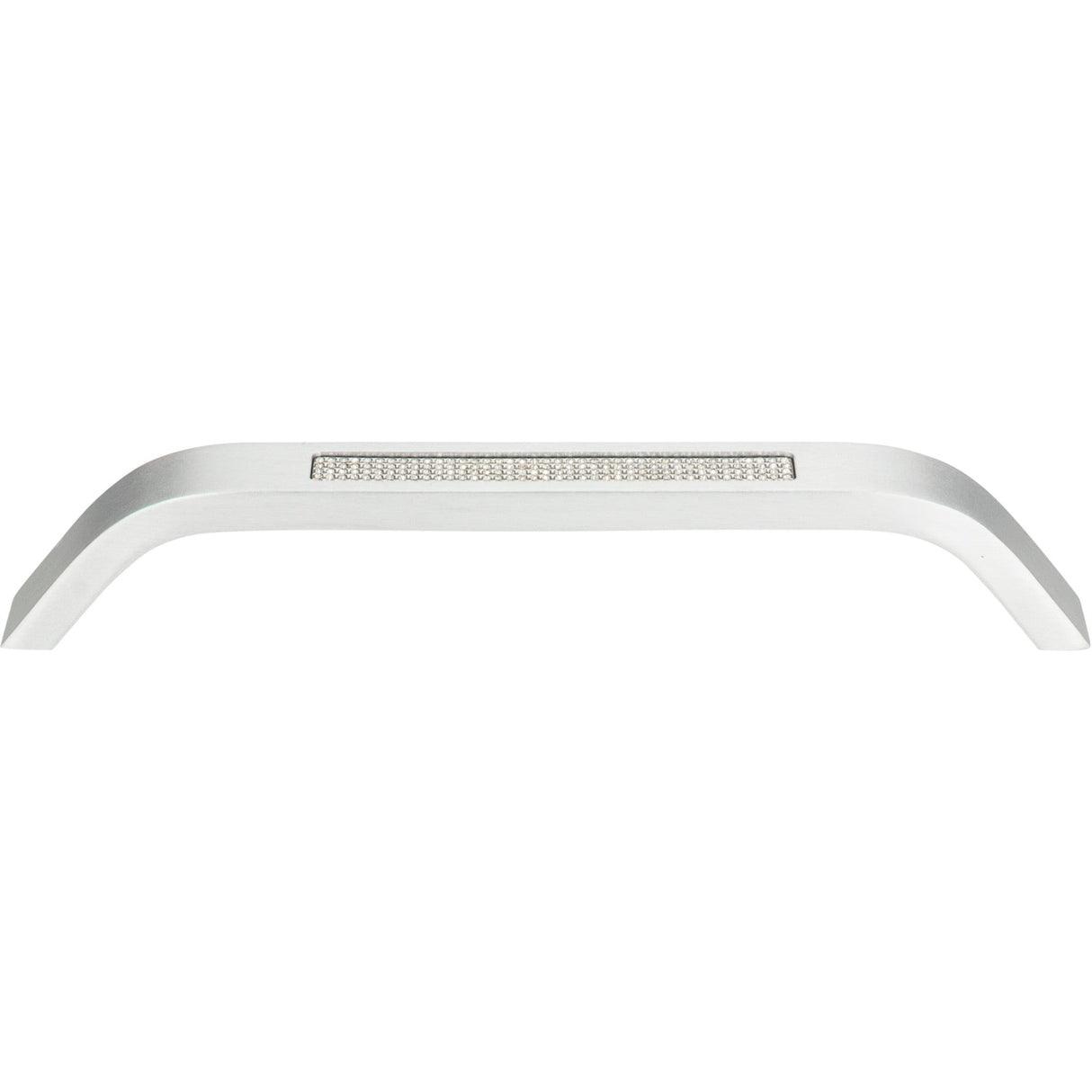 Atlas Homewares Crystal Inset Pull 6 5/16 Inch (c-c) Matte Chrome