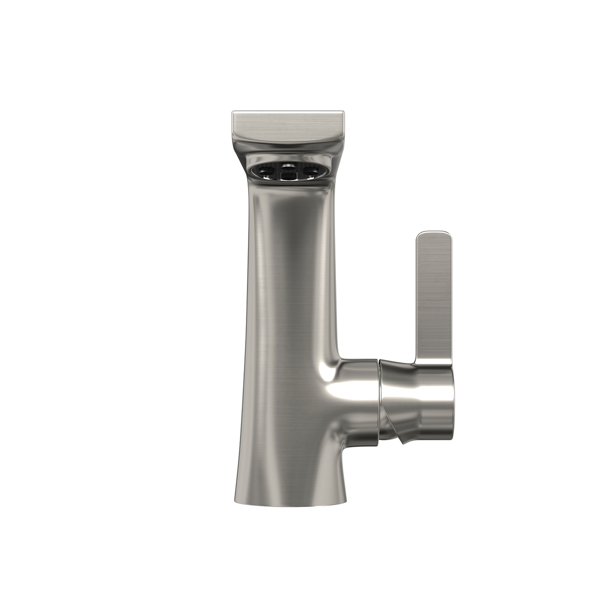 DAX Brass Single Handle Bathroom Faucet Spout, 16", Brushed Nickel DAX-8226-BN