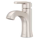 Vaneri Single Control 4" Centerset Bathroom Faucet in Spot Defense Brushed Nickel