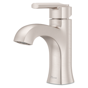 Vaneri Single Control 4" Centerset Bathroom Faucet in Spot Defense Brushed Nickel