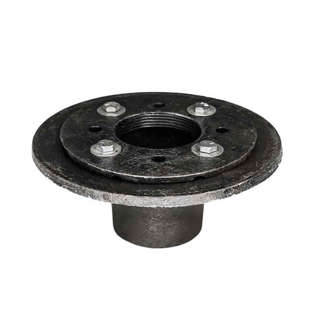 Infinity Drain CDIB 22 Clamp Down Drain Cast Iron, 2" Throat, 2" No Hub Outlet