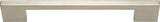 Atlas Homewares Thin Square Pull 7 9/16 Inch (c-c) Brushed Nickel