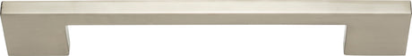 Atlas Homewares Thin Square Pull 7 9/16 Inch (c-c) Brushed Nickel