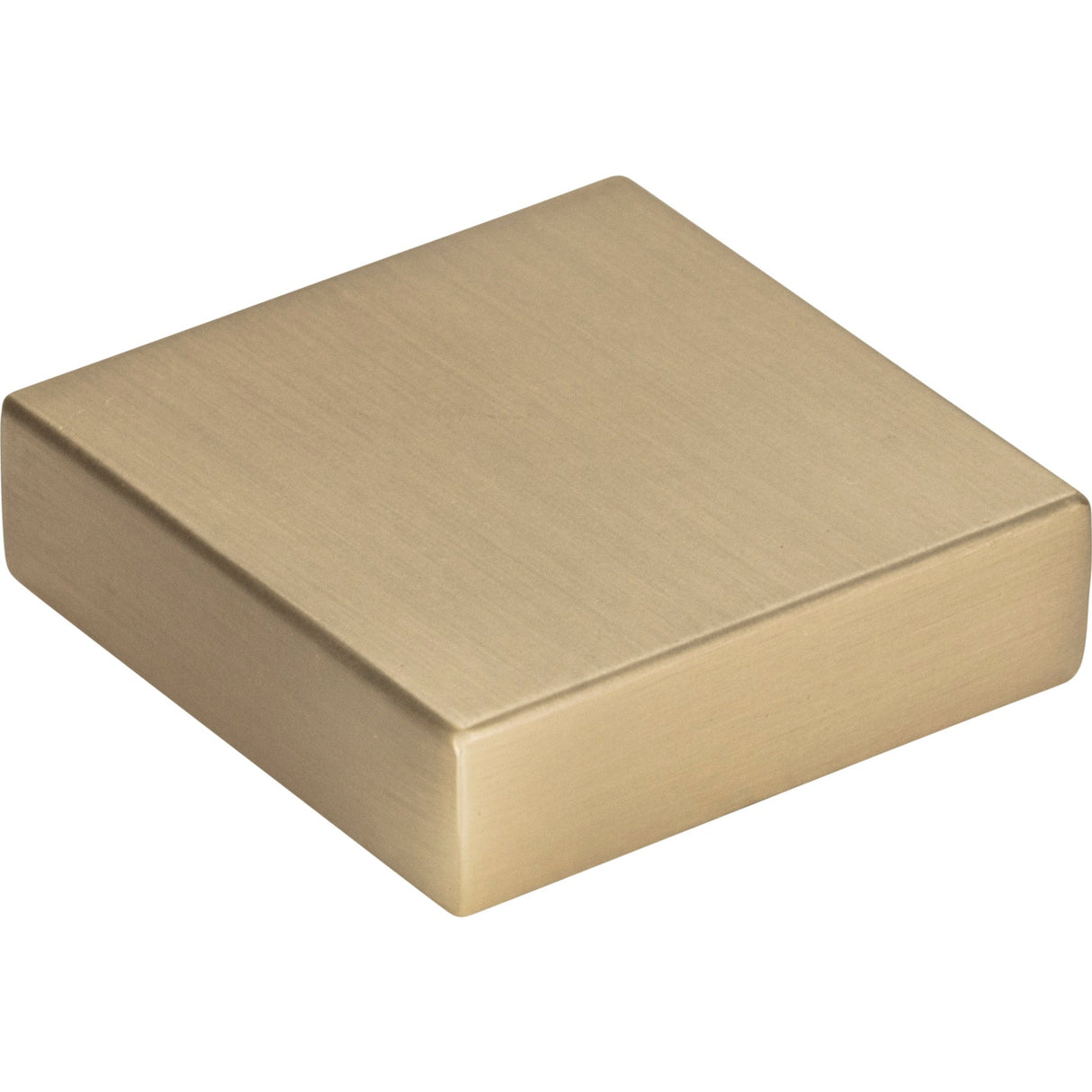 Atlas Homewares Thin Square Knob 1 1/4 Inch Champagne