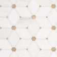 Cecily 10.83X12.6 polished marble mesh mounted mosaic tile SMOT-CECILY-POL10MM product shot multiple tiles angle view