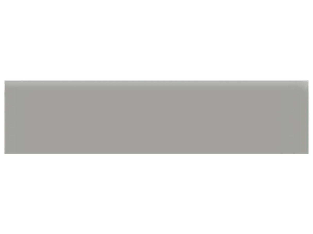 Anatolia Tile 2 X 8 Soho Cement Chic Glossy Glazed Ceramic Bullnose 4002-0126-0 Cement Chic 2x8 Bullnose Glossy - premium natural stone mosaic tile from Anatolia Tile, available at PoshHaus showroom in Keene, NH