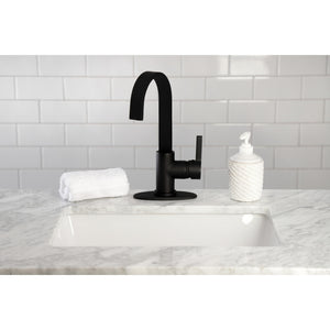 Kingston Brass LS8610CTL Continental Single-Handle Bar Faucet, Matte Black