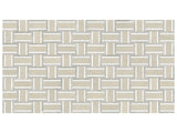 Anatolia Tile Utopio Cesto Clay Honed Natural Stone Waterjet Mosaic 5001-0424-0 Cesto Clay - premium natural stone mosaic tile from Anatolia Tile, available at PoshHaus showroom in Keene, NH