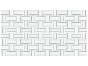 Utopio Cesto Dove Honed Natural Stone Waterjet Mosaic