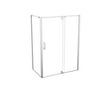 MAAX 137869-900-084-000 ModulR 60 x 36 x 78 in. 8mm Pivot Shower Door for Corner Installation with Clear glass in Chrome