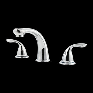 Pfirst Series 2-Handle Complete Roman Tub Trim in Polished Chrome
