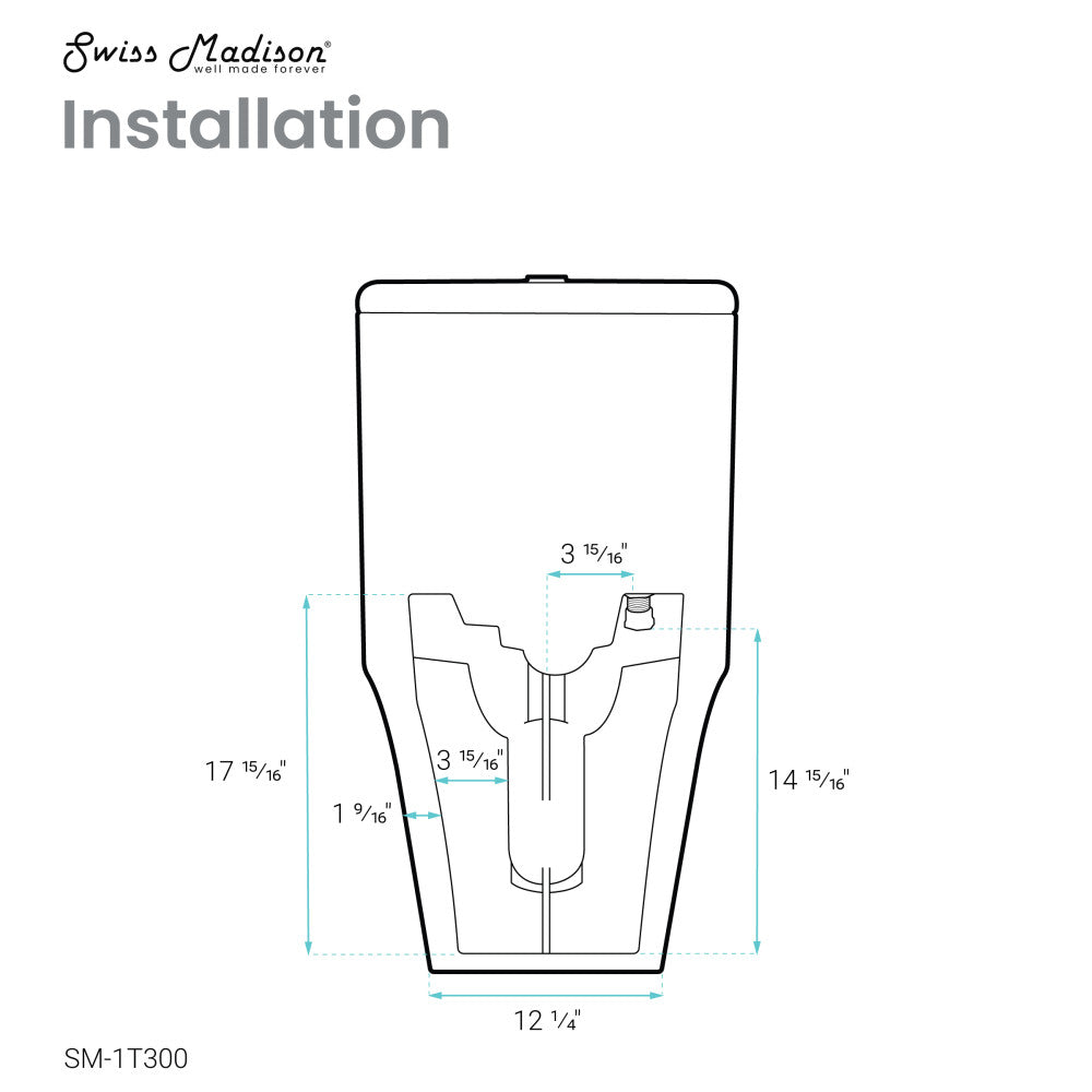 Cascade One-Piece Compact Toilet Dual-Flush 1.1/1.6”