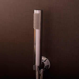 DAX Brass Round Handheld Shower, Chrome DAX-520