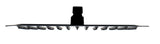 Matte Black Stainless Steel 12" Square Ultra-Thin Rain Shower Head
